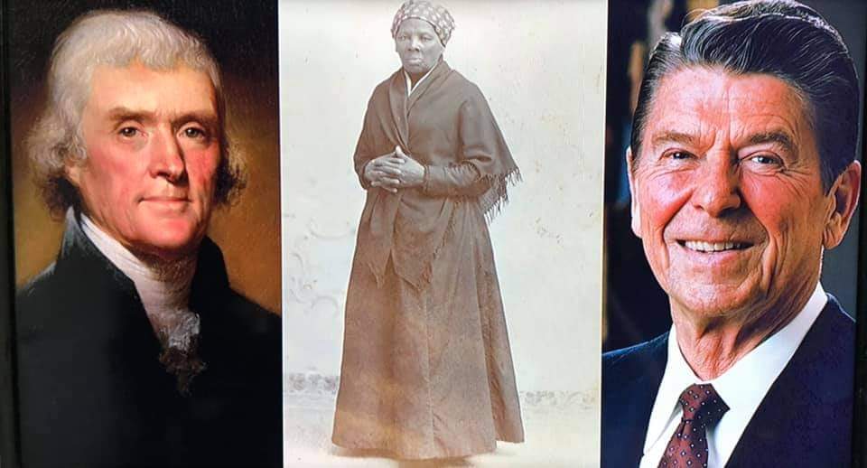 jmhorp's tweet image. Harriet Tubman was 4 years old when Jefferson died, and she died when Reagan was 2 years old