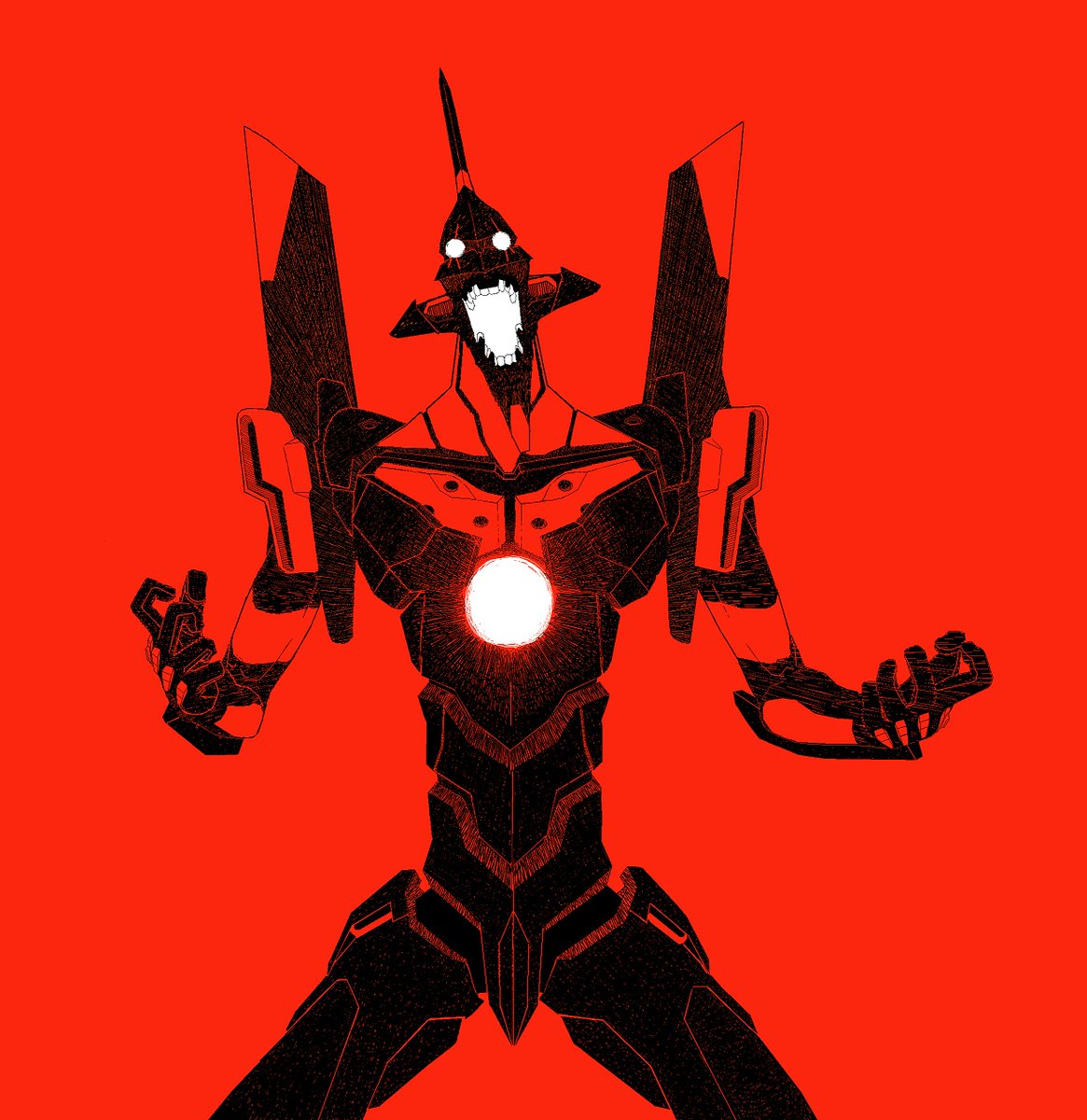 Suneku_'s tweet photo. We'll never see something like this. "Awakening"

#evangelion #fanart #digitalart #anime #illustration https://t.co/qHkhQELQ7A