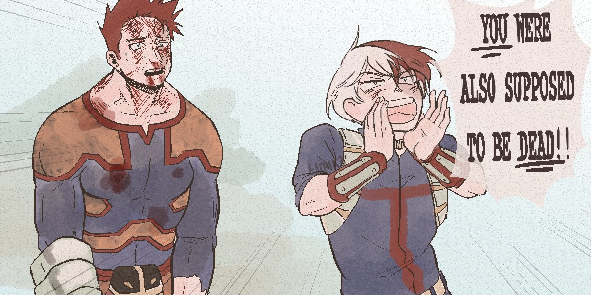 t1n4k3's tweet photo. #BNHA291
What do Touya and Best Jeanist have in common? https://t.co/qCihXULmPv