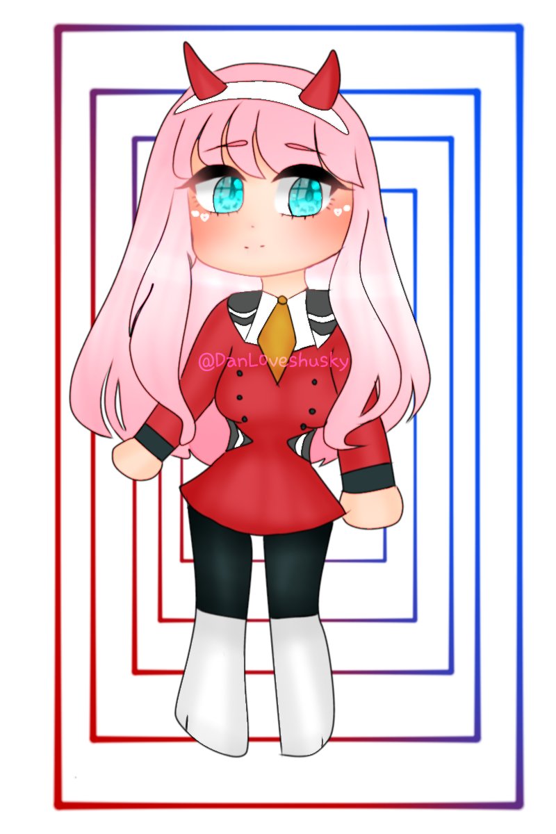 Danieladoptable  on Twitter Fan art chibi and Anime for zero twoace  pilot Anime Darling in the FranXX Commissions open Hotel trivago  jkjk Tags  robloxart roblox zerotwo darlinginthefranxx  robloxarsenal arsenalroblox 