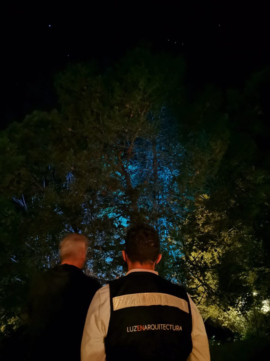 luzenarq's tweet photo. En un proyecto de iluminación de paisaje es fundamental hacer pruebas de iluminación de intensidad, dirección, profundidad y ubicación. Estamos en esa etapa en un jardín en VdB #lightingdesign https://t.co/eS83SBGsGF