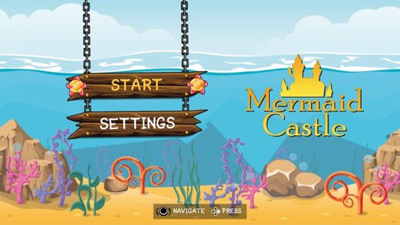 MagicalMissFitz's tweet photo. #mermaidcastle thread, going in completely blind on this one. My boyfriend surprise downloaded it for me on our switch 😅 https://t.co/1OxIjazZsD
