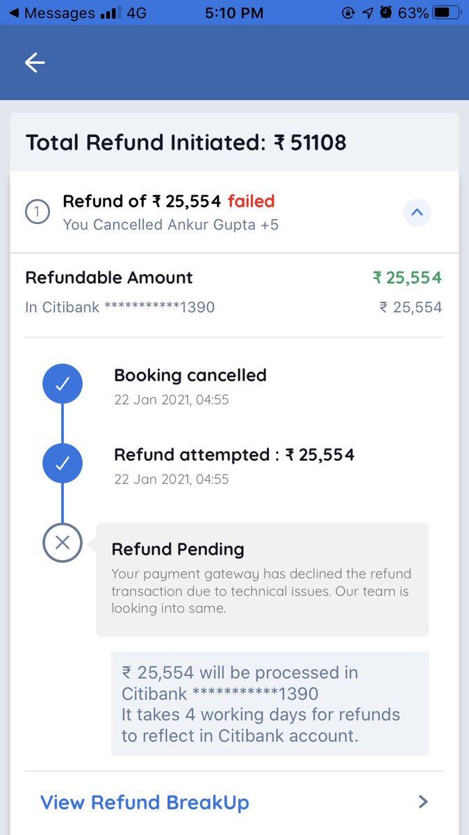 Sunitkashyap3's tweet photo. Dear @goibibo @jagograhakjago 
Sincere request to reply on my email. We made our booking to travel Goa before pandemic but plan couldn't succeed ... multiple calls, email written and our money is jst stuck.
Atleast have decency to solve the issue of your reliable customer. https://t.co/K9NBr8PKzN