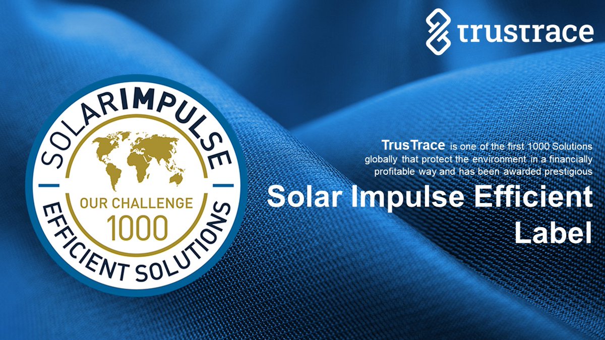TrusTrace's tweet photo. @TrusTrace solution has received the #solarimpulselabel &amp; is one of the few effective solutions that can stimulate #sustainable change using deep tech. #Solar Impulse is a recognition that applies to the highest standards in sustainability &amp; circularity
https://t.co/4PpzeW1KQf https://t.co/W2KnifatjS