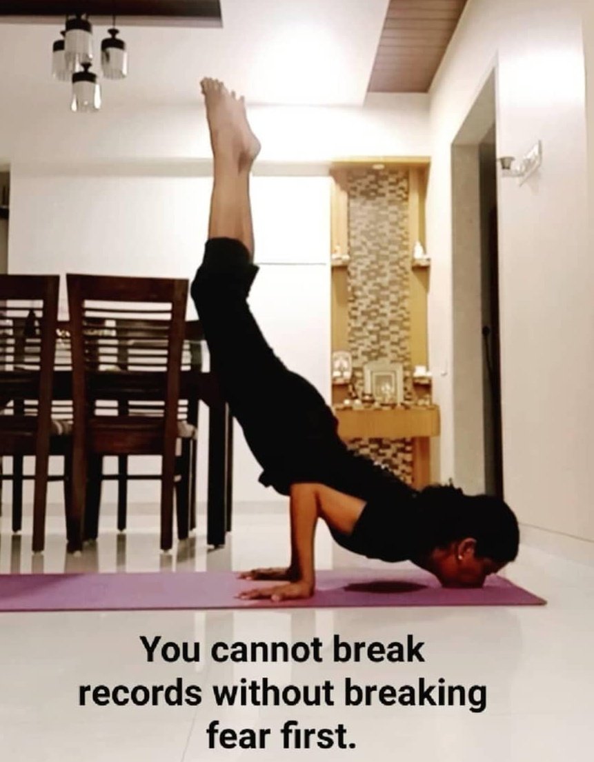 run_anu's tweet photo. @ozivanutrition #HarTarahSeBetter 
I started practicing yoga during lockdown period..Iam a self learner..During this journey , I realised just surrendering ourself to HIM is the only way to get out of worries..Enjoy the process, don't worry about the outcome https://t.co/Mke6jKqp8t