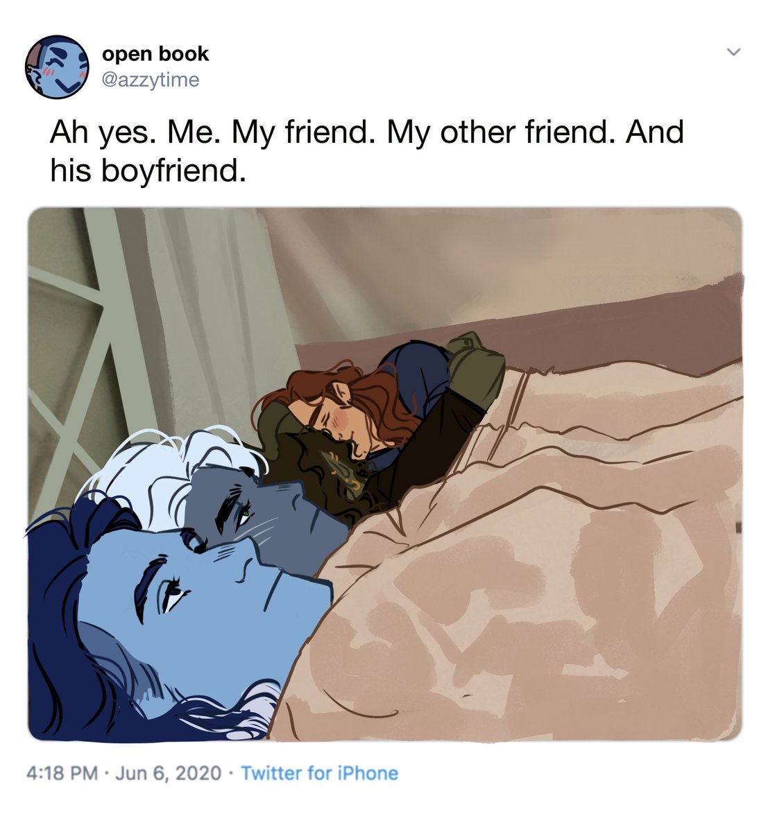 this is so dumb and this meme is dead but. i can only imagine that after  weeks of traveling w the couple they would be over it #sofpod, image size:1130x1200