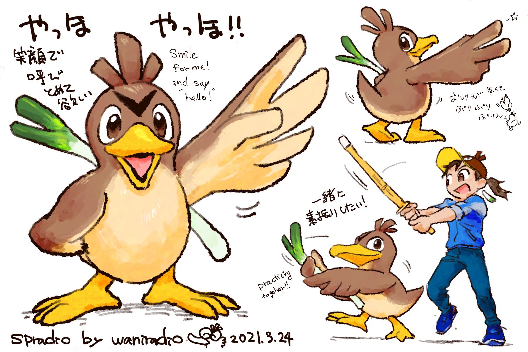 Spradio Commission In Preparation ポケモンと生活 ポケモンgo カモネギ Pokemon Farfetchd 1日に1匹のポケモンを描くチャレンジ 日目は可愛くて何故か鍋が食べたい気持ちにさせるカモネギ T Co Ecnnsfqyy3 Twitter