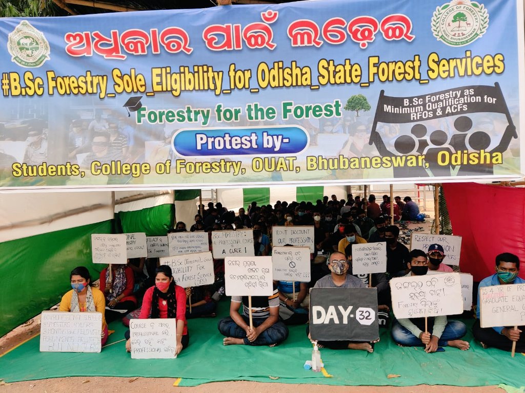 PReshmashree's tweet photo. #BSc_Forestry_Sole_Eligibility_for_Odisha_State_Forest_Services
@Naveen_Odisha @CMO_Odisha @BKArukha @dr_arunsahoo @SecyChief @MoSarkar5T @PrakashJavdekar @sandeepifs @ForestDeptt @pccfodisha @ifs_odisha 
Day 32 https://t.co/6xGu2SJ04x