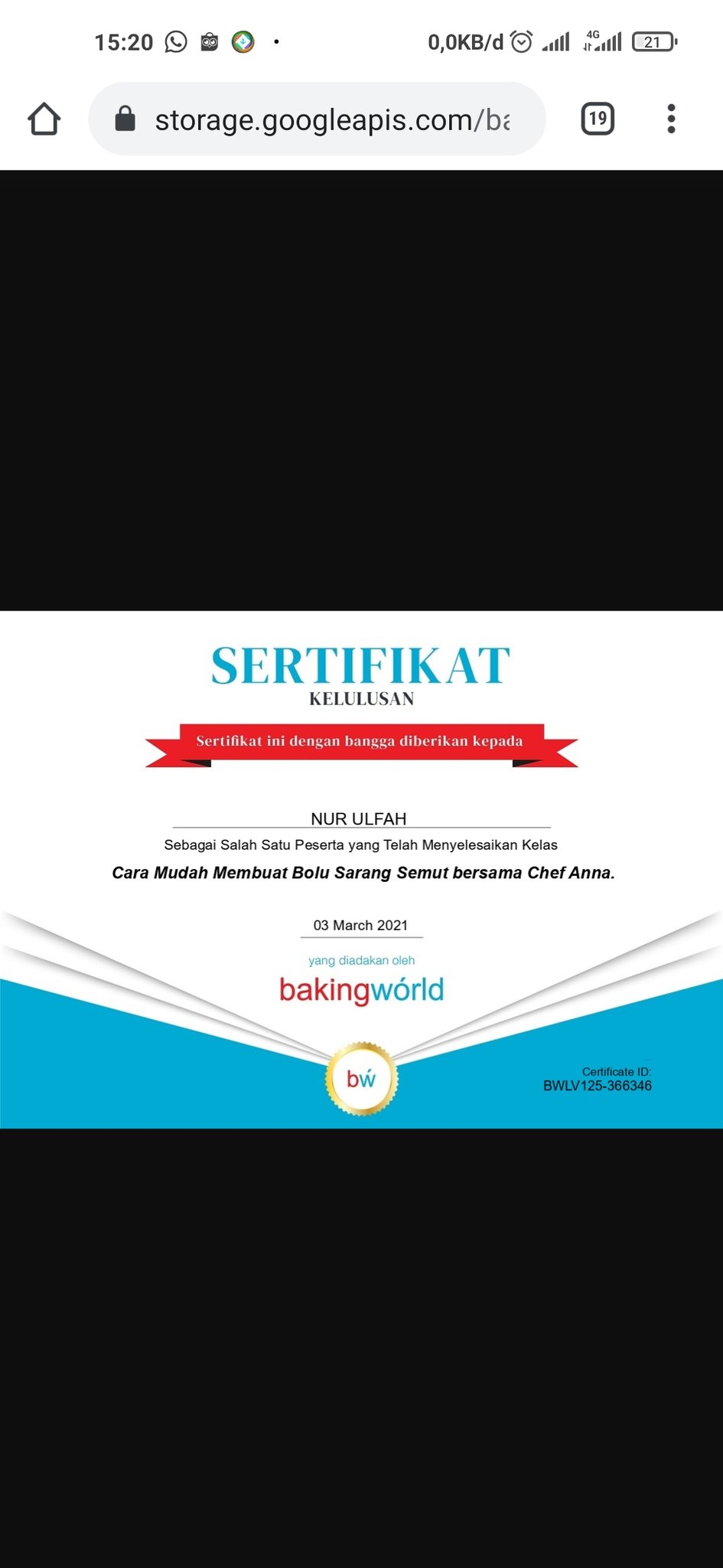 Baking world prakerja