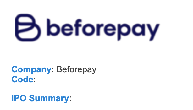 fulovitboss's tweet photo. #BeforePay | https://t.co/yac5BAXr5x
Come on, they have to be taking the piss. #FFS
Pre-IPO out now. ๐ณ๐ #Stonks #ASX
#BNPL #YesAnotherOne #AfterPaysBrother https://t.co/vA3ScLvha3