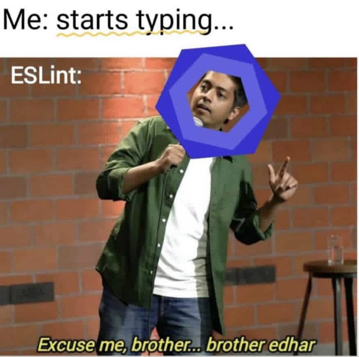 SiddAjmera's tweet photo. Every single time 😬

#eslint #lint #javascript https://t.co/lfp82cmc5C