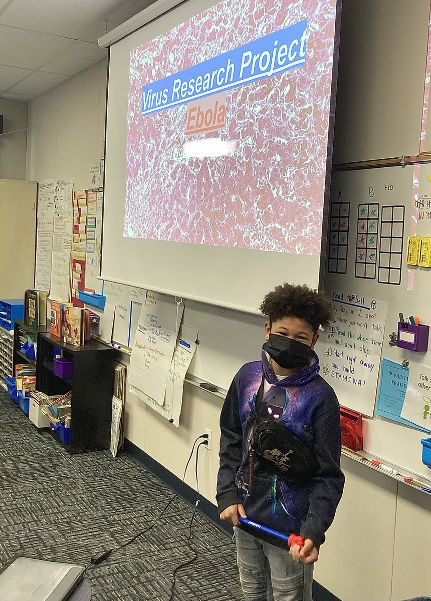 My 4th and 5th grade students were so proud to present their research reports. Public speaking is less intimidating when you have a strong classroom community. <a href="/ChristineSphar/">Christine Sphar</a>