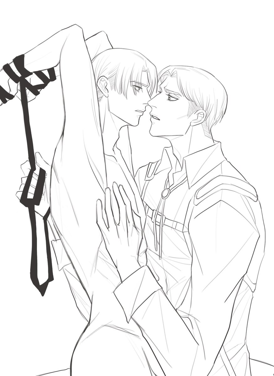 got too excited and had to share hAHA

#eruri #エルリ #wip #進撃の巨人 