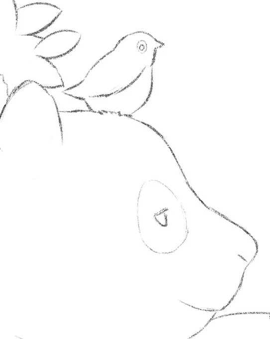 下描き。
どんな絵になるやら…
感情や表情を必要最低限で表現したいなぁと思いながら描いてます 