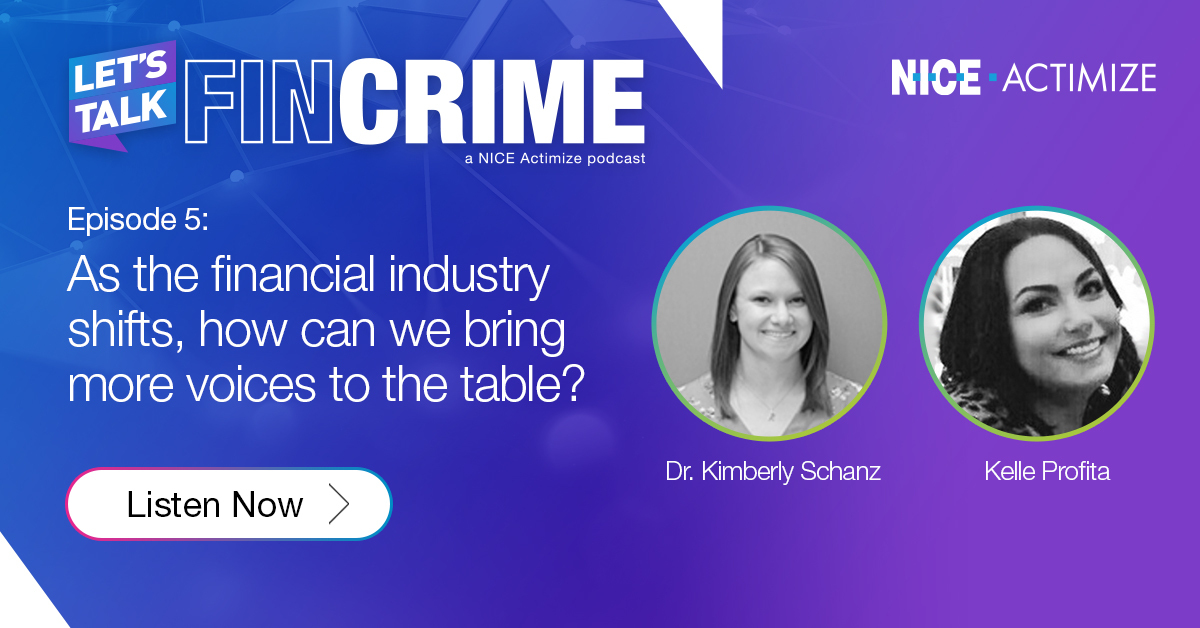 Henil3133's tweet photo. Although #diversity in the #fincrime industry is shifting for the better, what more can we do? Listen to ep. 5 of Let’s Talk FinCrime, as we discuss how #inclusion is changing the industry: https://t.co/RLfC98ANAP

#WomensHistoryMonth #womeninfintech #womenwholead #fintech https://t.co/1MTrMo2zra