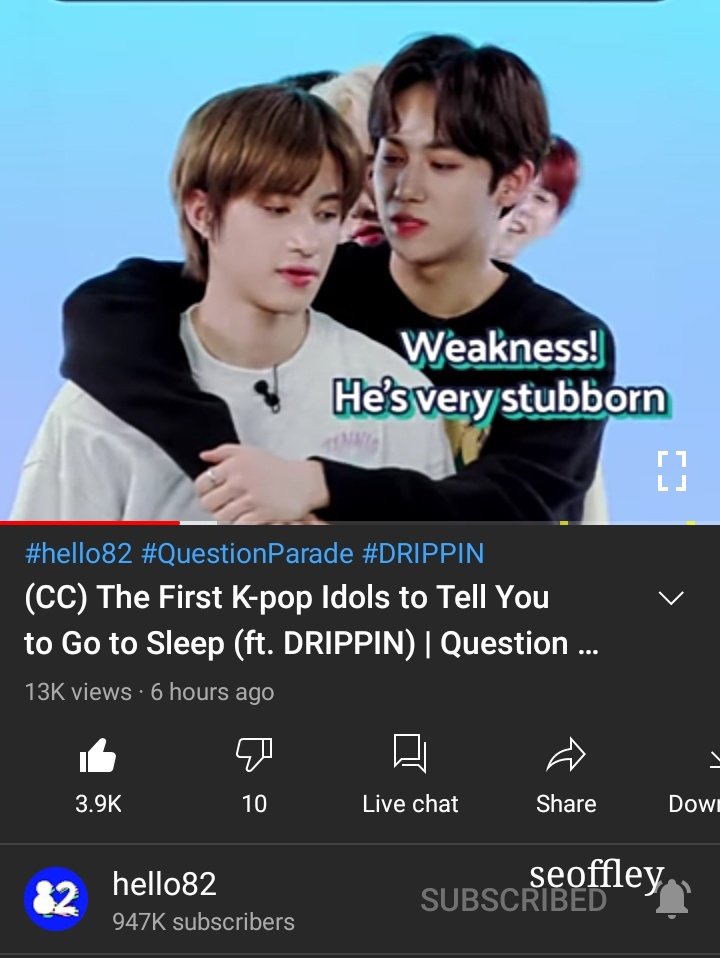 seoffley's tweet photo. @hello82official @drippin 1:41-1:47 is my favorite part because Alex wasn't caught when he cheated but Yunseong got caught 🤣
thank you Hello82 for inviting @drippin! please invite them again🥺
🖇️ https://t.co/V3U1CLwusk
#DRIPPIN #hello82 #드리핀 #DRIPPINxhello82 #QuestionParade_DRIPPIN https://t.co/oP9kIsoZ40