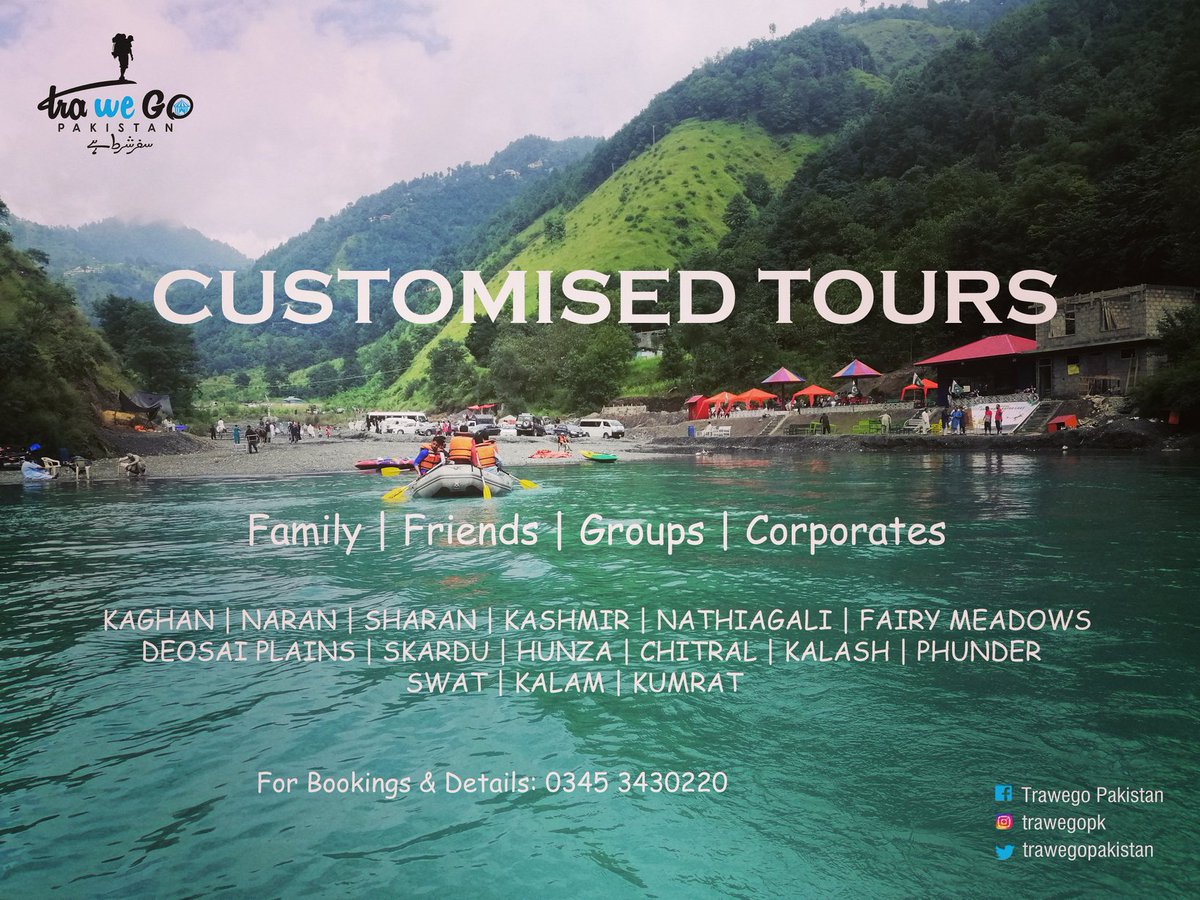 trawegopakistan's tweet photo. #customisedtours #kaghanvalley #neelamvalley #pakistani #fairymeadows #deosai #skardu #hunza #chitral #phunder #swat #kalam #kumrat #islamabad #lahore #karachi #trawego #trawegopk #trawegopakistan #trawegotours #safersharthai
#tours &amp; #outdoor #adventures
Bookings/details PLZ DM https://t.co/Yf86MqwIyR