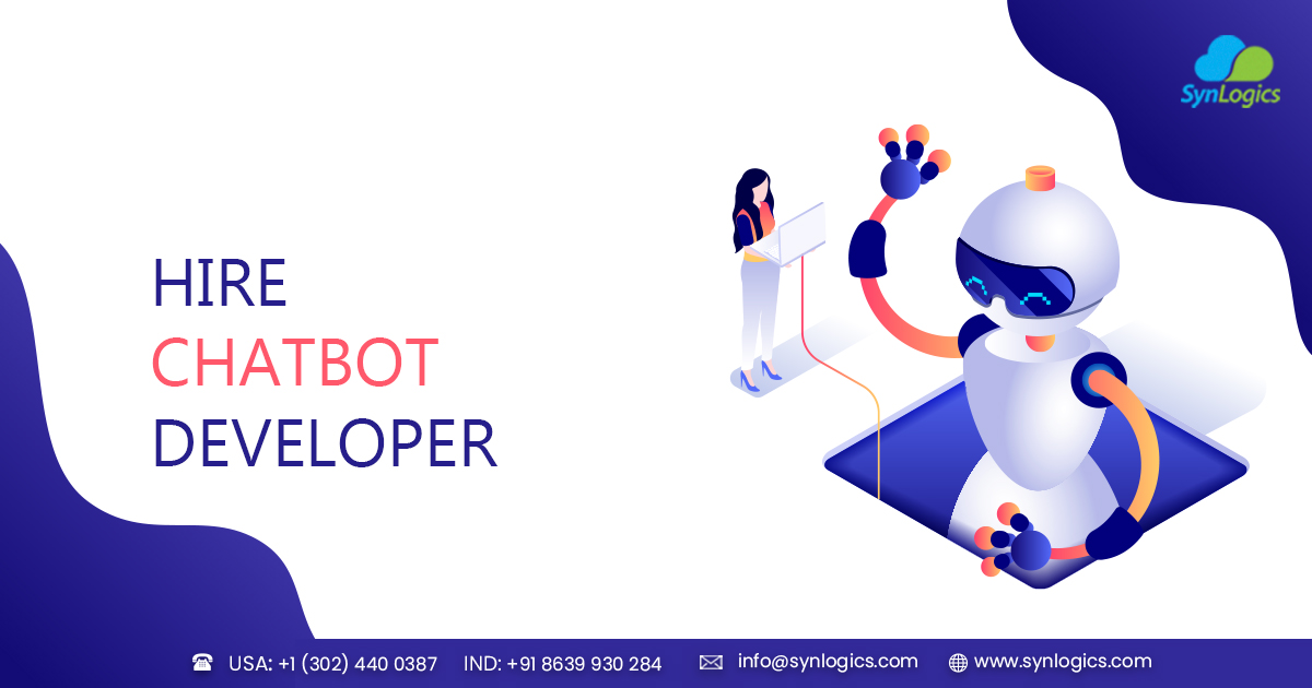 synlogics_Inc's tweet image. If you are planning to implement #Chatbots in your business, you are just one step away. Hire #ChatbotDevelopers from us to build a one-of-a-kind virtual assistant to interact with your customers & streamline business interactions.
Connect us at info@synlogics.com for Chatbots