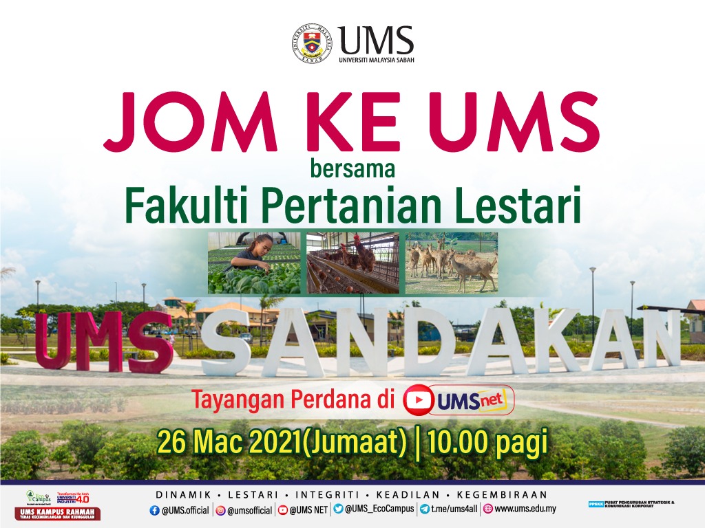Ums Official On Twitter Kamu Semua Sudah Pernah Pergi Fakulti Pertanian Lestari Ums Di Sandakan Kalau Belum Jom Ramai Ramai Kita Pergi Sana Esok Apa Yang Menarik Di Fpl Semua Ada Di
