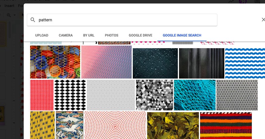 Ms_Angela3's tweet photo. I certainly spend a lot more time than I ever imagined making #GoogleSlides. This little feature under Background/Choose Image/Google Image Search/ + searching 'pattern,' 'nature' or 'calm,' has been giving me the best slide backgrounds. @StamfordHK #CognitaWay @googlecertified https://t.co/A85UJL1SpX