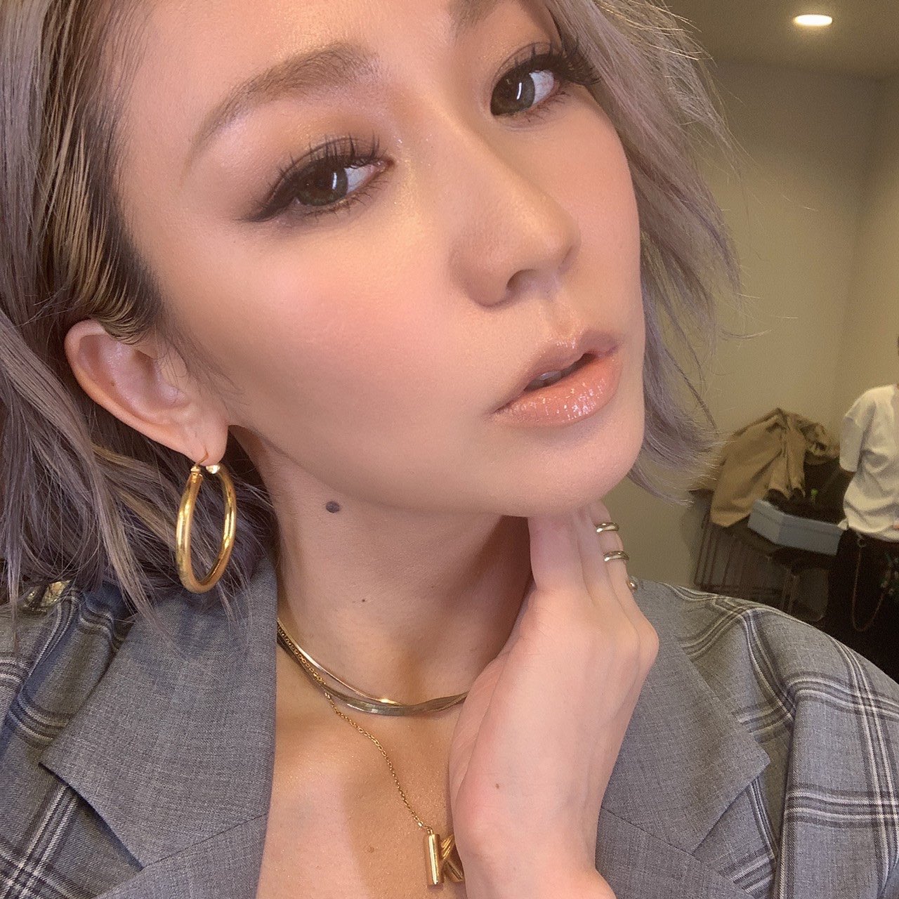 今回のヘアメイク、衣装はこんな感じでした！！！ #テレ東音楽祭2022 #テレビ東京 #ヘアメイク #衣装 #msgm #chanel  #kodakumi #倖田來未