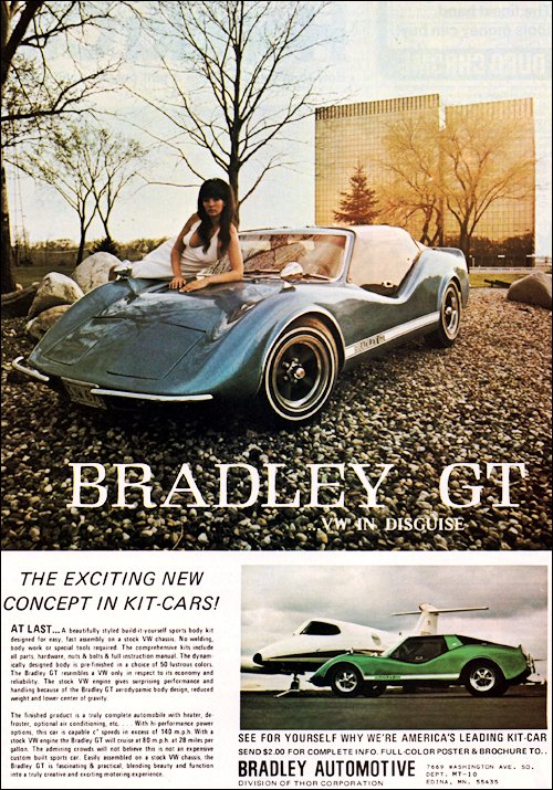 SaysThapson's tweet image. No answers for this #AutoTrivia. Disinterest or chickening out - no problem. Here's the answer to my last question. The car is a #BradleyGT1. Available in kit form. But under the body was a #VWengine. They were available until the late 70s. Stay tuned for another Trivia question!