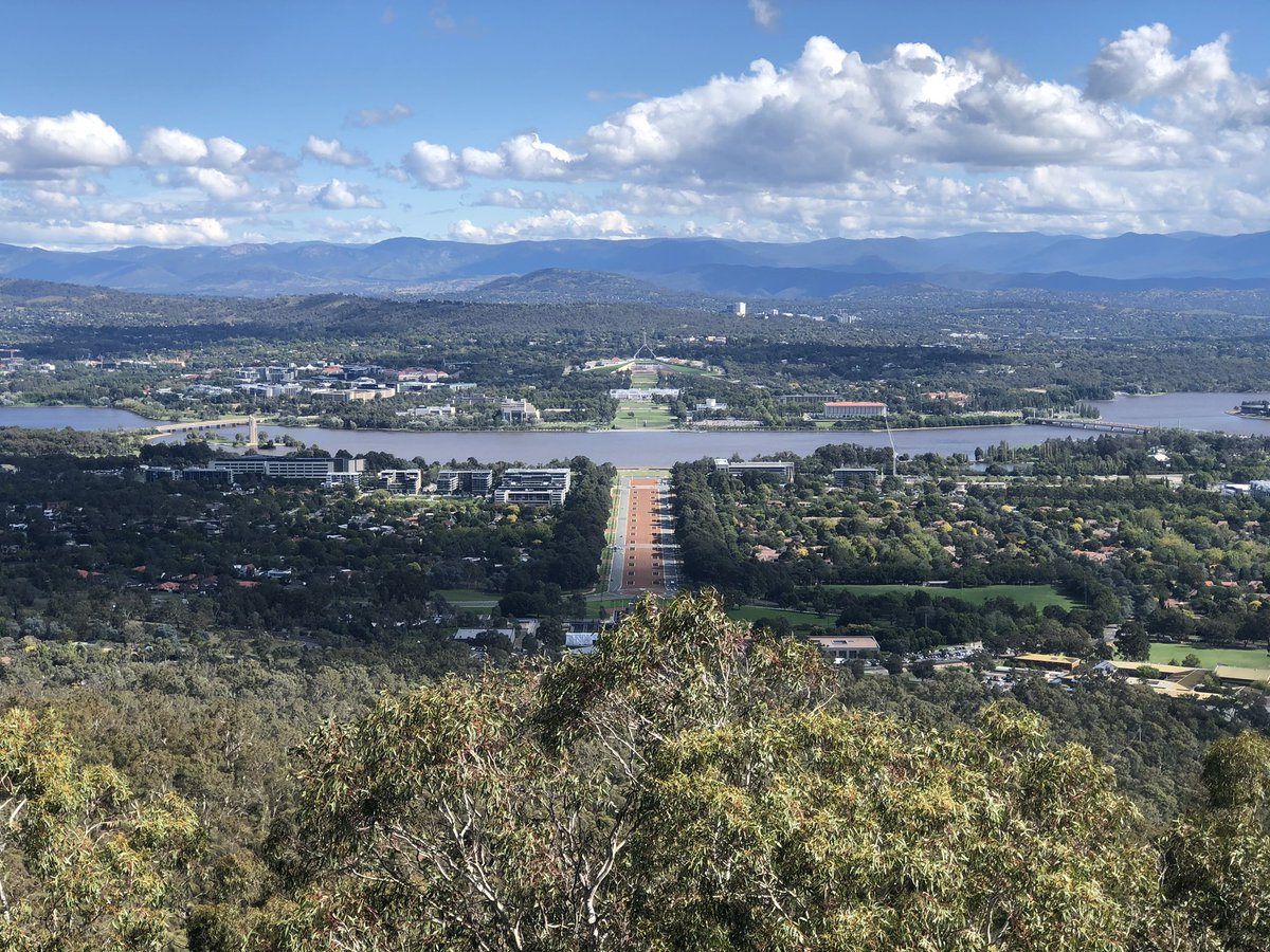 The view from Mt Ainslie. #wahroongaproud