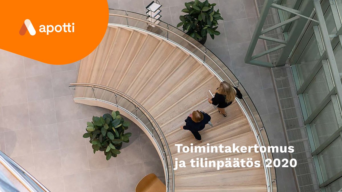 Apotin toimintakertomus ja tilinpäätös vuodelta 2020 on julkaistu. Koronapandemian ja etätyön sävyttämän vuoden aikana tehtiin kaksi suurta Apotti-järjestelmän käyttöönottoa. Maisa-asiakasportaalin käyttäjämäärä kasvoi nopeasti: apotti.fi/vuonna-2020-te… #Apotti #Maisa-portaali