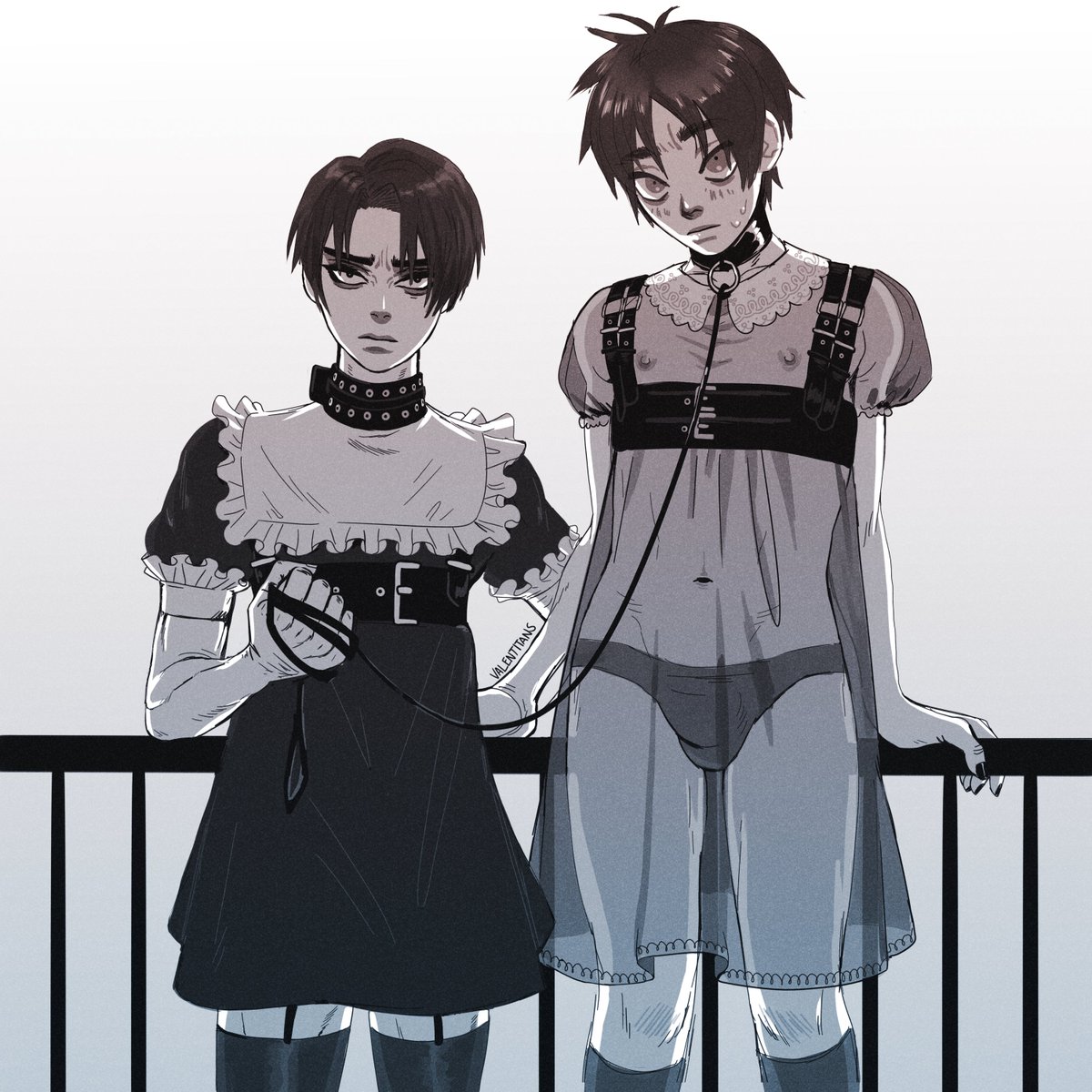 valentitans's tweet photo. crossdressing #rivaere #ereri https://t.co/FgCUXiLOSZ