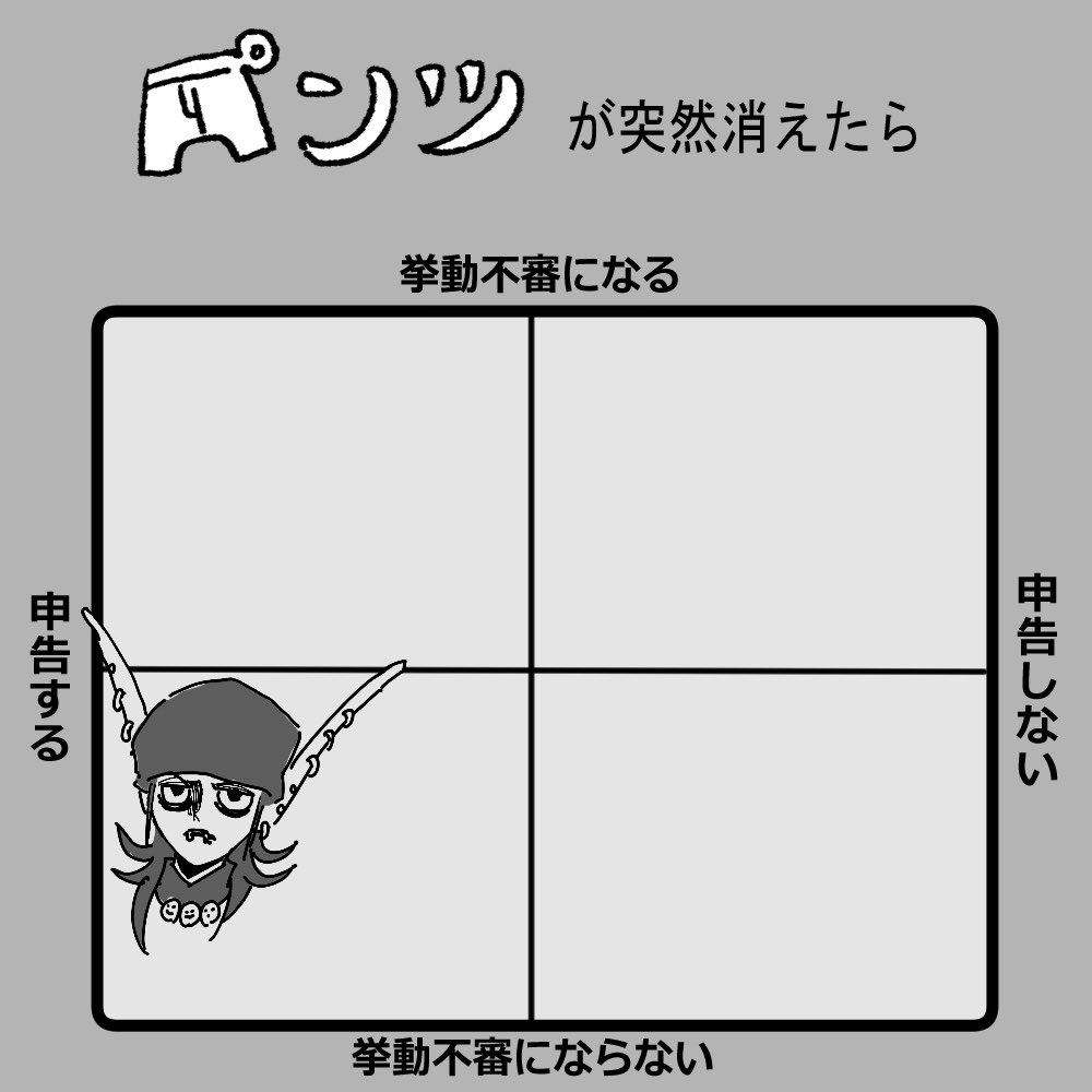 パンツが突然消えた王天君
(素敵画像お借りしました!引用元はツリーにて) 