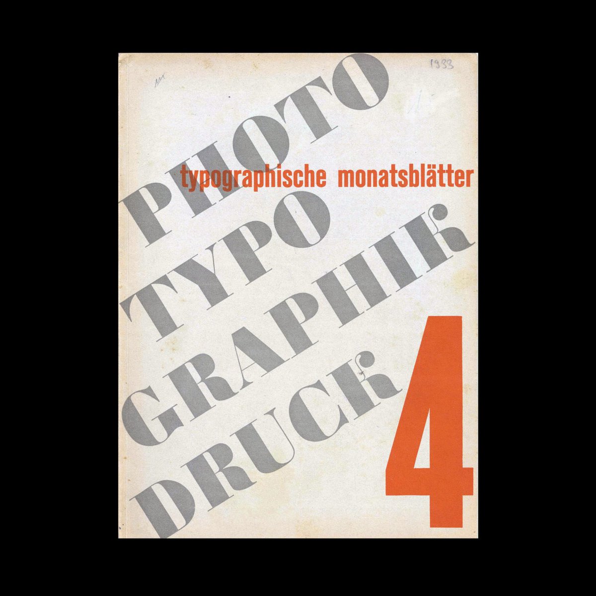 DesignReviewed's tweet photo. Typografische Monatsblätter, 4, 1933
Format: Magazine
Year: 1933
#typeonly #typography #typographischemonatsblätter https://t.co/TH5xOKLR4b