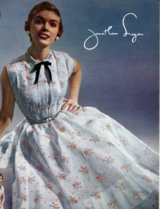 Jonathan Logan fashion adverts, 1950’s. #vintagedresses #fashion