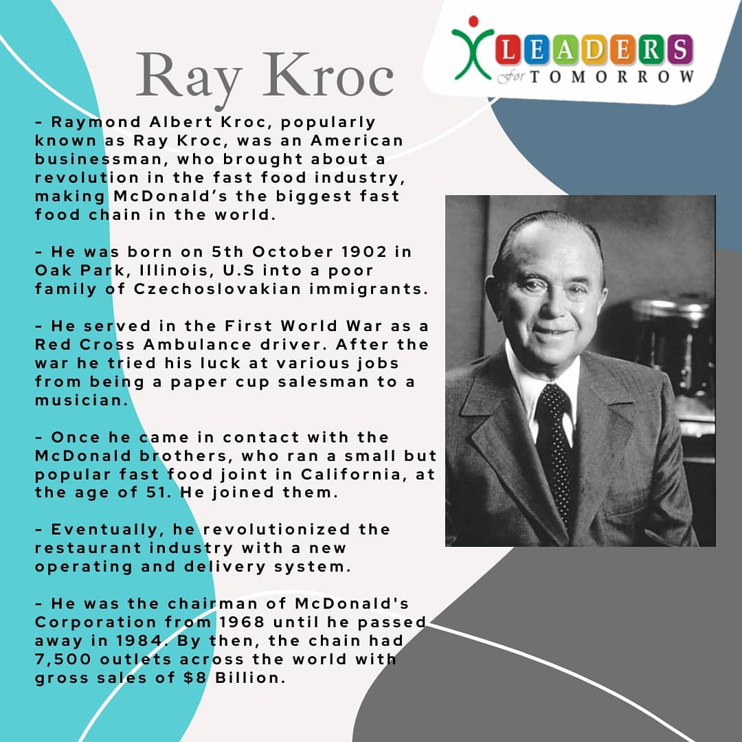 tweetlft's tweet photo. Hardwork can make you luckier? Yes, Ray Kroc says so. Swipe to know about him! 

#LFTquotes #success #hardwork #luck #raykroc #mcdonalds https://t.co/XgcOSvf1Wq