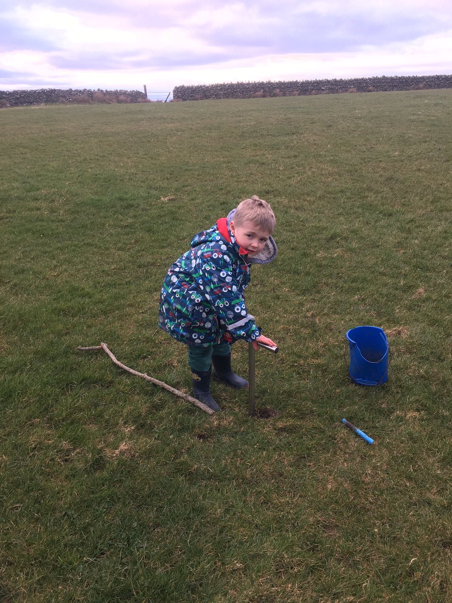 Bit of soil sampling over the last few days, whole farm done over last 4 years now. Hopefully make better use  of fertiliser and target it to each field