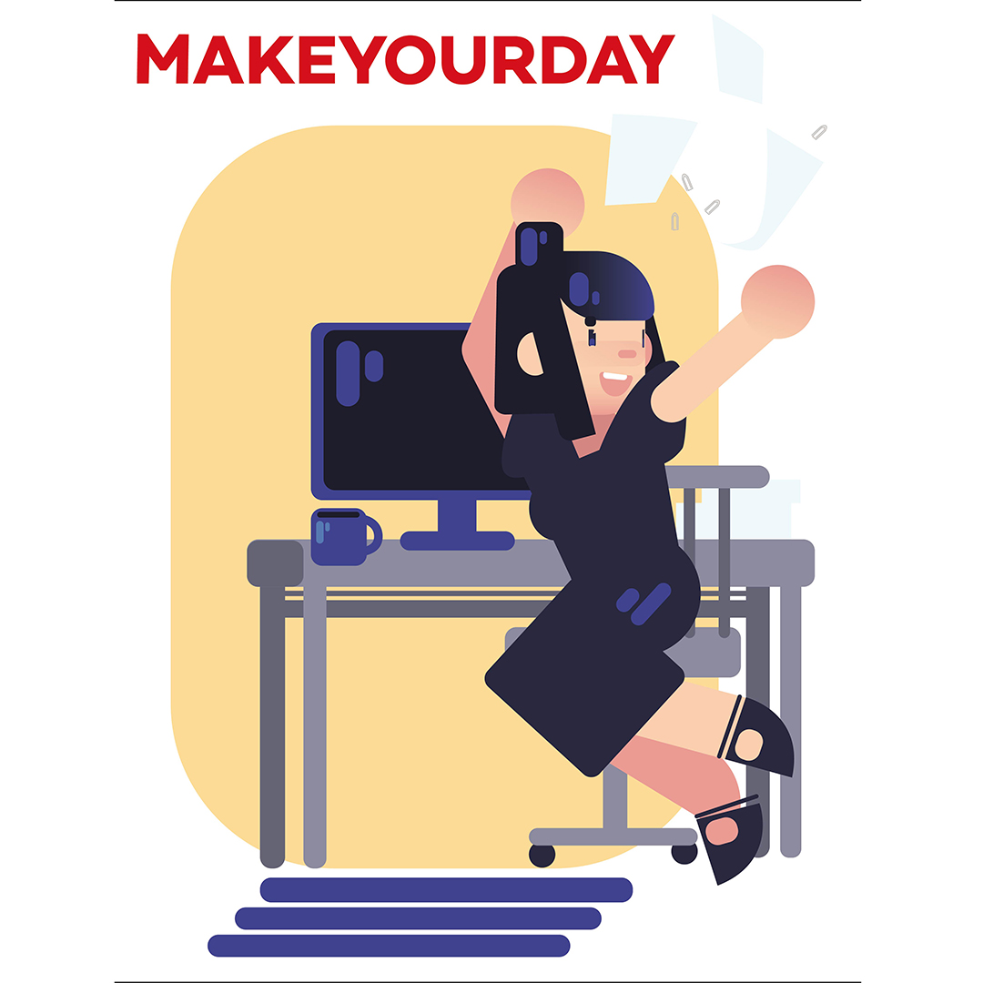 Nach getaner Arbeit ist gut ruhen.

#arbeit #freude #ruhen #feierabend #illustration #character #workplace #arbeitsplatz