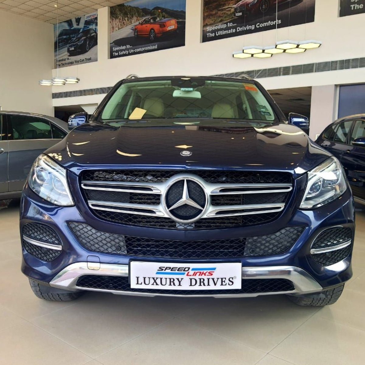 speedlinks2017's tweet photo. Charming Blue Mercedes Benz, GLE 250 parked in SpeedLinks Luxury Drives is the total value for money.  It is a certified pre-owned luxury car with insurance valid till 14/07/21. Bring home your dream luxury car at Rs. 42 Lacs only. 
#Mercedes #MercedesBenz #Model #GLE250 #BOSCH https://t.co/HC3a2PcyH6