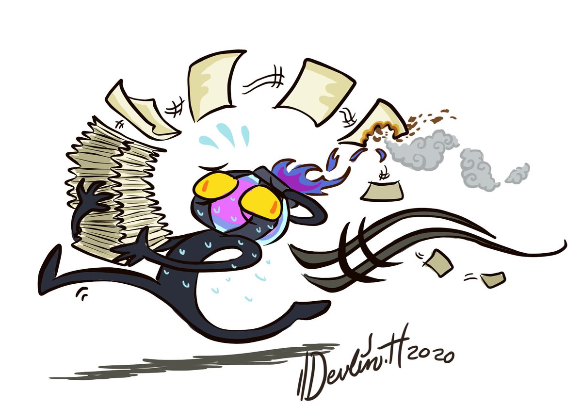 OfDevlin's tweet photo. A future tattoo of one of my characters!
I'm sorry Candy. Your pain fuels my soul🖤
.
.
.
#candy #characterdesign #lantern #fire #cartoony #smoke #papers #dol #daysoflunatics #stressed #anxiety #anxious #running #stress #work #ocs #panic #instagram #Deviantart https://t.co/u6hbMLugQU