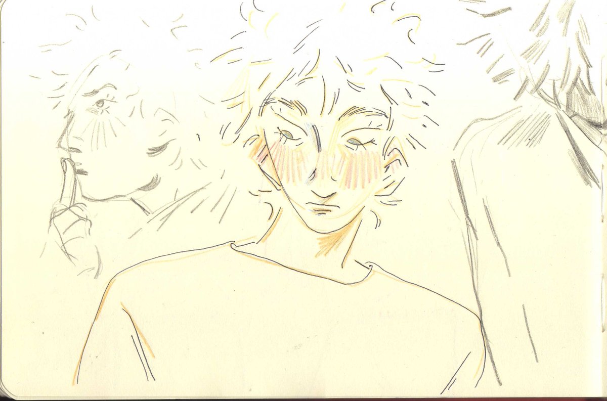 january sketchbook drawings from patreon ??

i'm still figuring out what should i post here and i've decided to post all sketchbook scans on patreon with an early access, which is one month before social media 