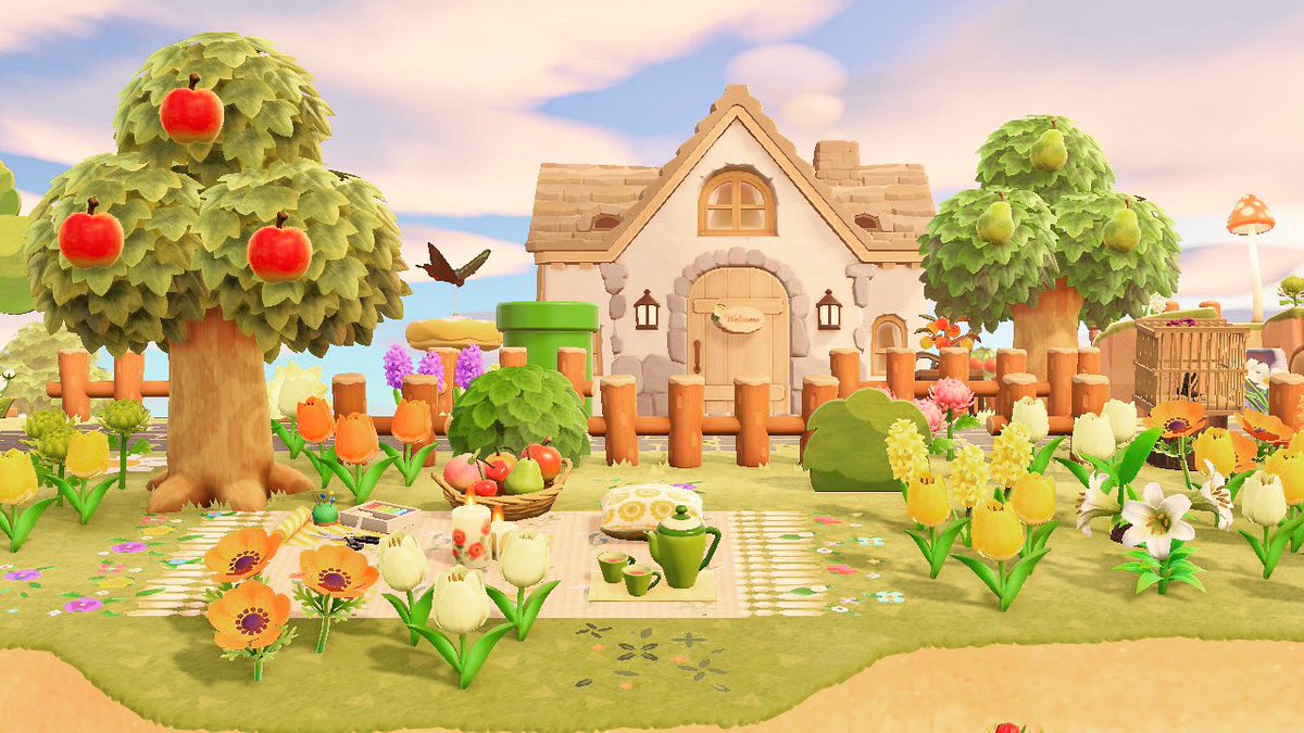 IJ_crossing's tweet photo. Front yard picnic 💭💕

#AnimalCrossingNewHorizons #ACNH #AnimalCrossing https://t.co/zl1Pl9K5s9