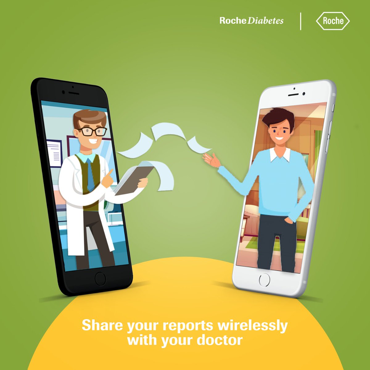 AccuChek_Pk's tweet photo. Skip the hassle of booking doctor’s appointments for checkup, with mySugr app you can email or whatsapp all your blood glucose readings to your doctor from the comfort of your home. 
#AccuChek #AccuChekGuide #mySugrApp #diabetes #DiabetesDataManagement #DiabetesTypeOne https://t.co/mNutBhlFLm