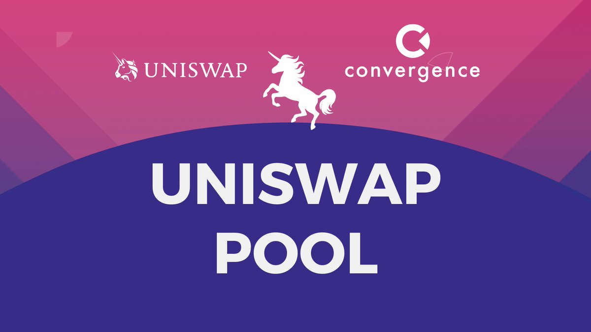 ConvergenceFin's tweet photo. 🚀 @Uniswap listing of CONV token launching today 25th March, 13:00 UTC

✅ Official CONV Contract Address: 0xc834fa996fa3bec7aad3693af486ae53d8aa8b50

⚠️ Beware of fake CONV tokens on @Uniswap. Be diligent, always refer to Official CONV Contract Address

#Convergence $CONV $UNI https://t.co/KivlXeQoQ3