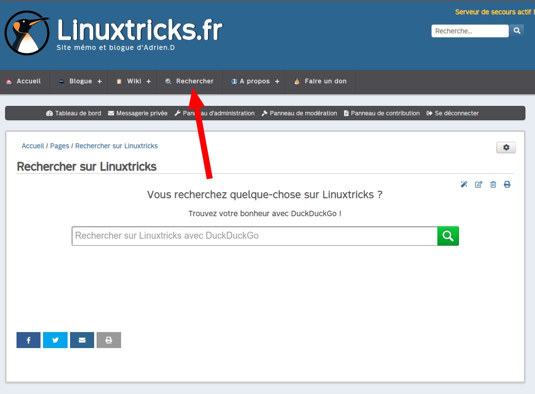 _adriend_'s tweet image. Suite aux diverses remarques du moteur de recherche un peu pourri de PHPBoost sur #Linuxtricks, j'ai mis en place une nouvelle page de recherche, plus efficace, qui utilise DuckDuckGo !