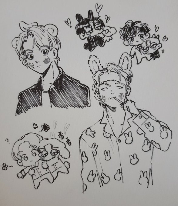 想練一下手繪ㄉ線
結果上課san值越來越低 就多出一些奇怪ㄉ東西ㄌ

#doodle #jungkook #btsfanart 