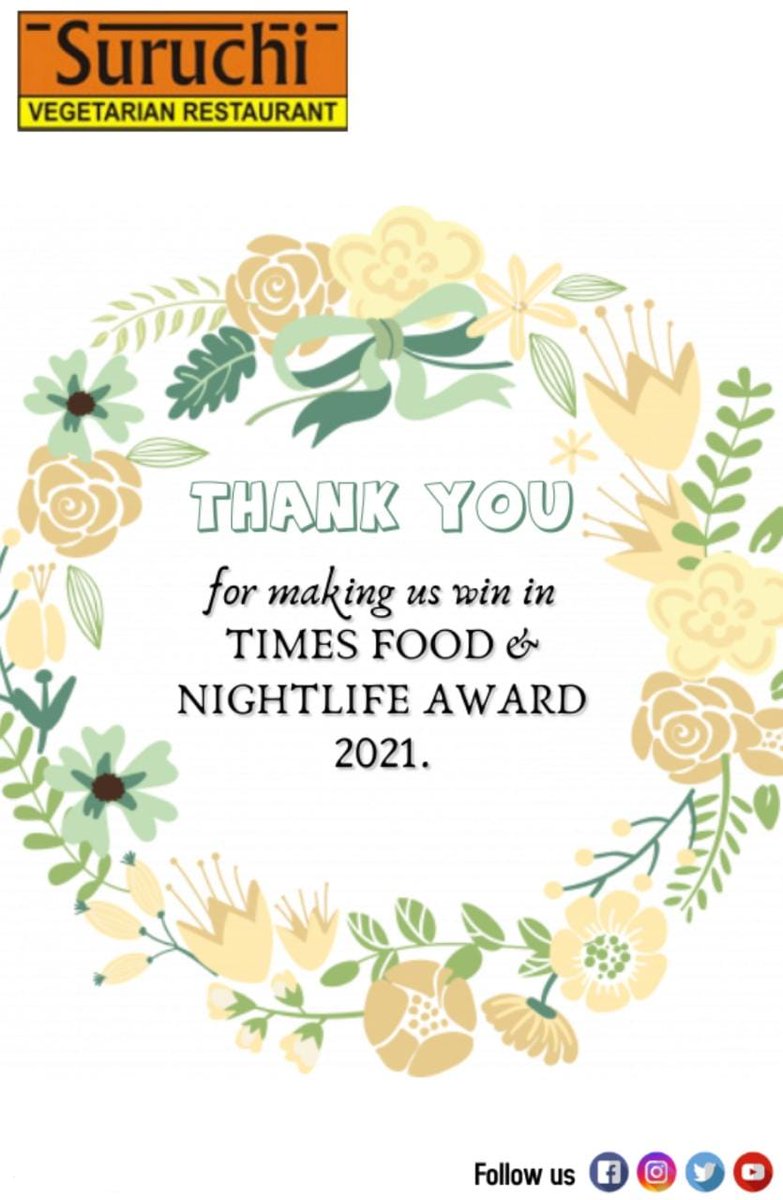 SwatiHotel1's tweet photo. Thanks for your support guys 👍 without your support we didn't get this opportunity to celebrate this.😀

#wewin #timesfoodandnightlifeaward #TFNA2021 #wewin2021 #suruchirestaurant #karolbaghrestaurant #proudmoment https://t.co/0icWFhtt22