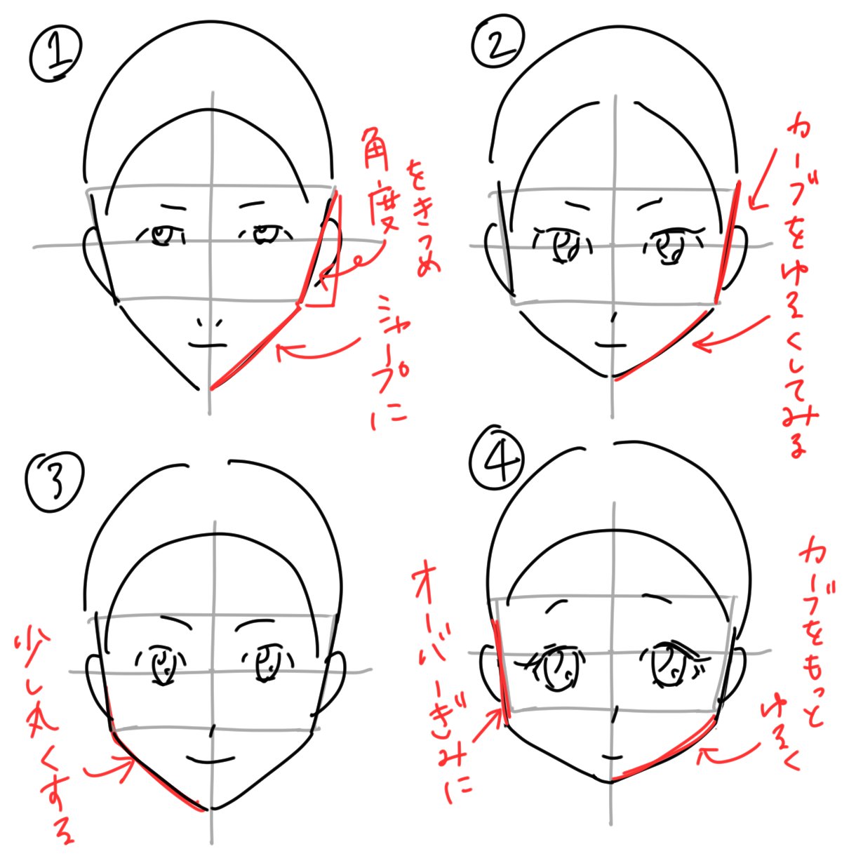 Twitter 上的 ひよたまり ファッションとイラストを融合するイラストレーター 今日は苦手分野の克服 正面の顔 と 走っている人 の練習 どちらも特に左右バランスを取るのが大事 イラスト イラスト練習中 絵描きさんと繫がりたい イラスト好きな人と繋がり