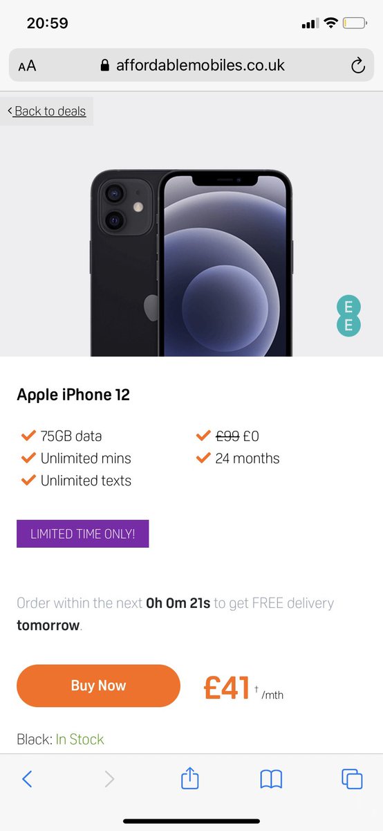 Graciousmumfo's tweet photo. @ee trying to upgrade through the app and the best I can find as a 14 yr customer is £72p/m but this was online elsewhere last night. Why do I have to ring and negotiate to get the best deals? https://t.co/uthZKlCE5e