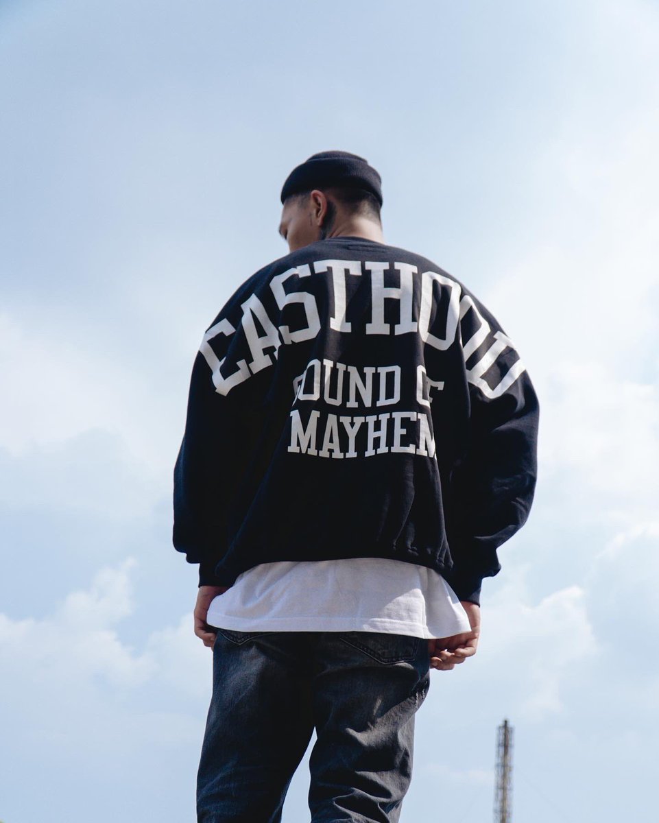 EASTHOOD SS21 “THE SOUND OF MAYHEM”
-
MAYHEM BLACK OVERSIZED CREWNECK
-
Check all of the latest products at <a href="/ArenaExperience/">ARENA XPRNC</a> store and online easthood.net

#Easthood
#SS21
#TheSoundofMayhem