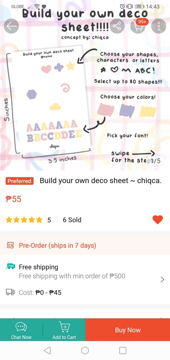 Custom deco sticker sheets! I haven't seen others like this yet? Very useful and cute  https://shopee.ph/product/299632606/8219452238?smtt=0.306904736-1616654601.9