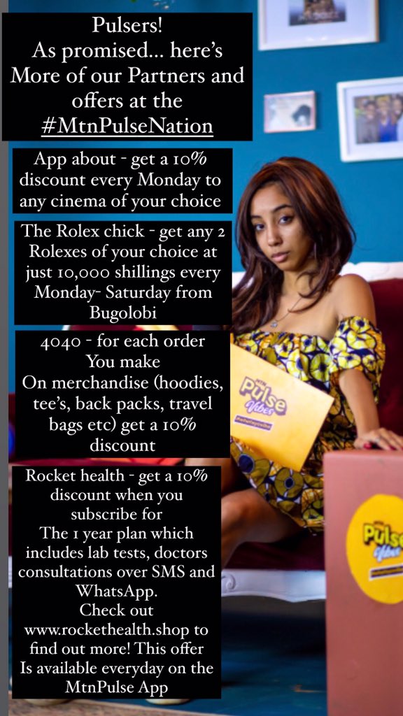 simran_merali's tweet photo. Download the MTN Pulse app to access these offers today!
Iβll be posting up mor of our partners here at the #MTNPulseNation you better #FallIn π https://t.co/r6a511OpGO