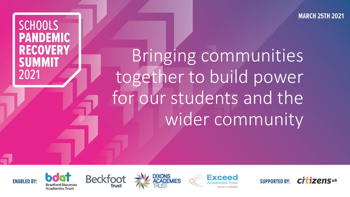 <a href="/BBCLeeds/">BBC Leeds</a> and Bradford  are covering #Bradfordschoolsummit live today at 7am and 7.30am. Thank you for sharing this important event representing 20,000 student voices across our city